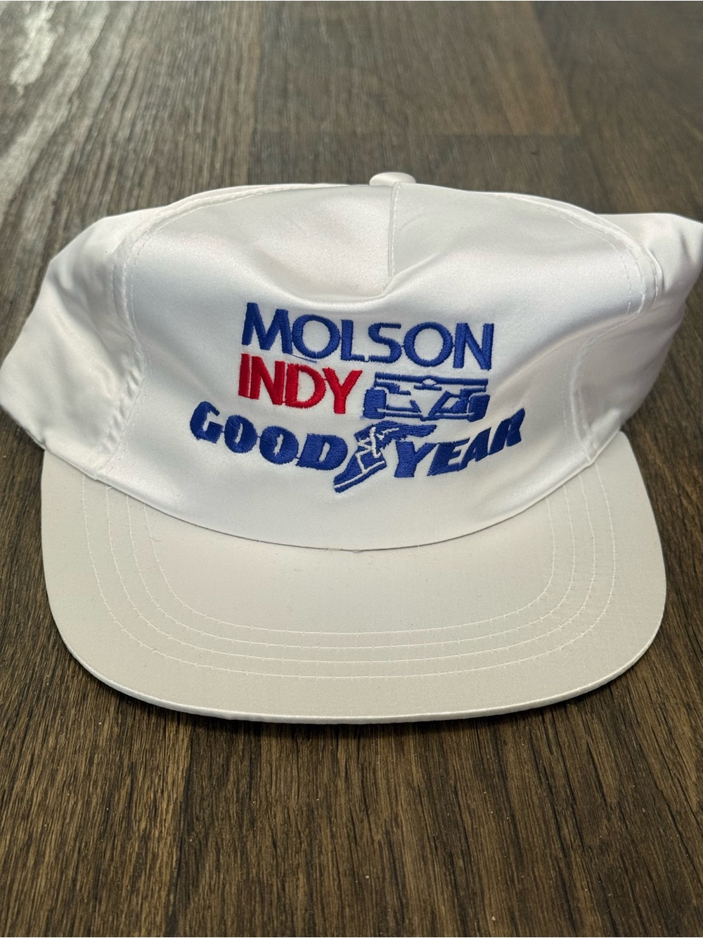 Indy Goodyear White Racing Cap